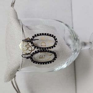 Kendra Scott Elle with gunmetal and black stones